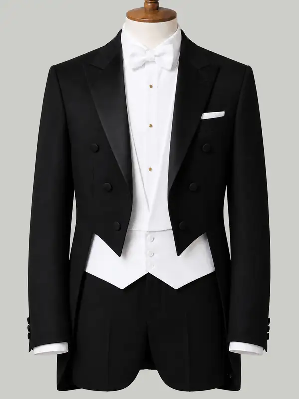 Evening Tailcoat - bespoke white tie tailcoat by Noble Fox