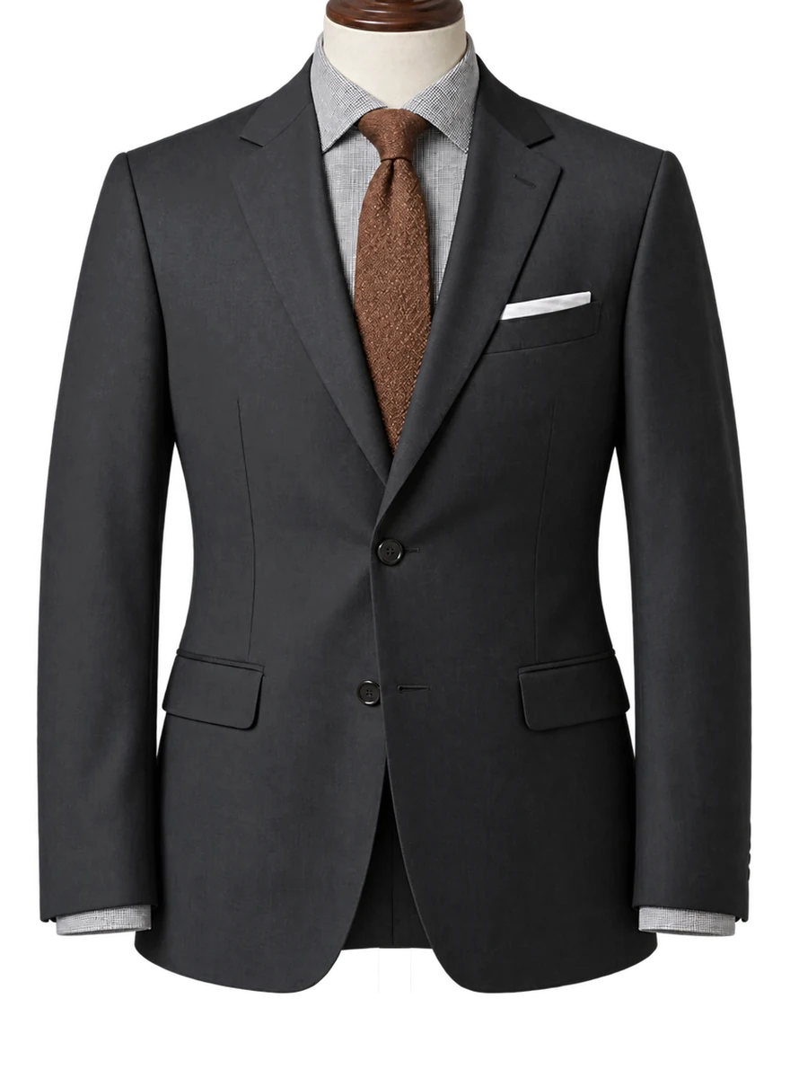 Charcoal Two Piece Suit - bespoke corporate and legal suit by Noble Fox