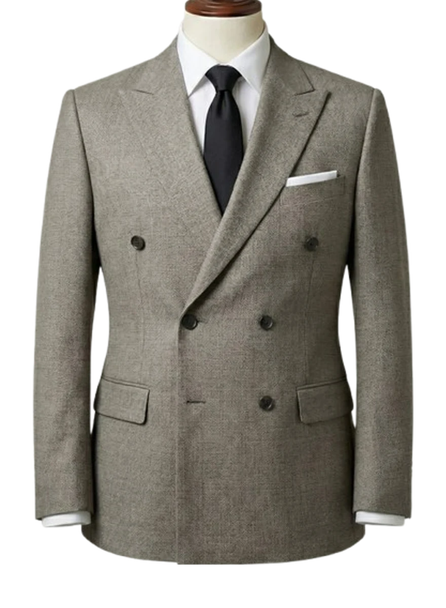 Stone Double-Breasted Suit - bespoke corporate and legal suit by Noble Fox
