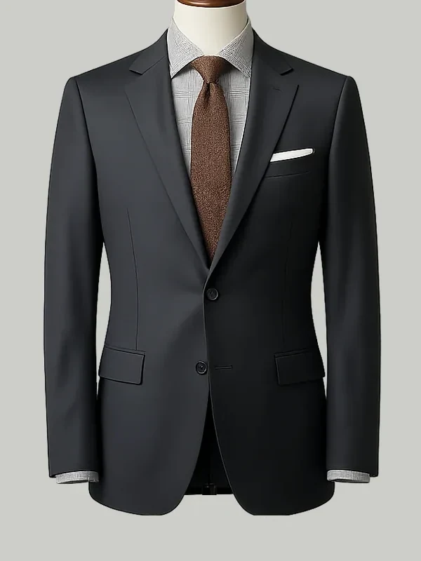 Charcoal Two Piece Suit - bespoke hotel uniform tailoring by Noble Fox