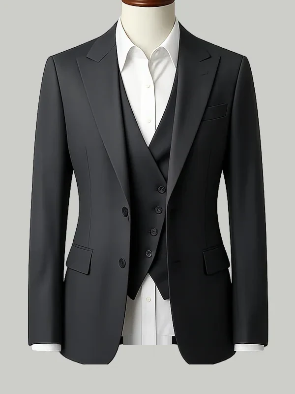 Women's Charcoal Three Piece - bespoke hotel uniform tailoring by Noble Fox