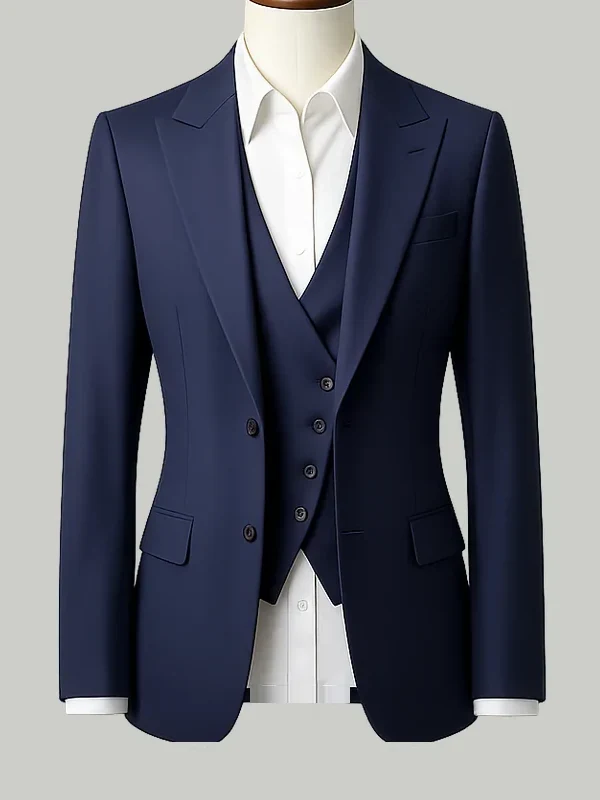 Women's Navy Three Piece - bespoke hotel uniform tailoring by Noble Fox