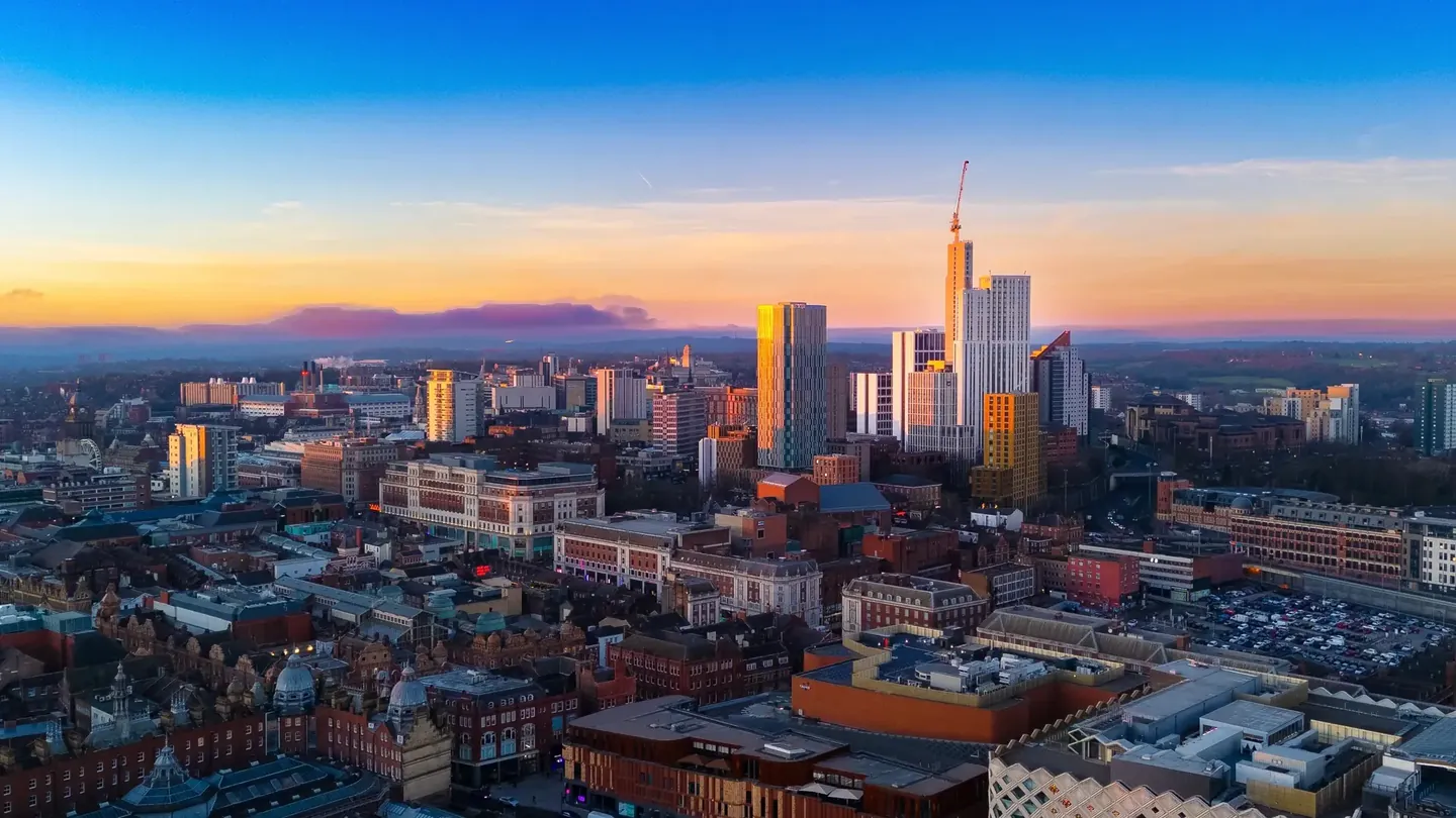 Leeds city skyline - Noble Fox bespoke tailoring in Leeds