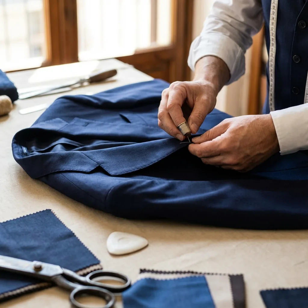 Noble Fox bespoke consultation - measuring and fitting at home