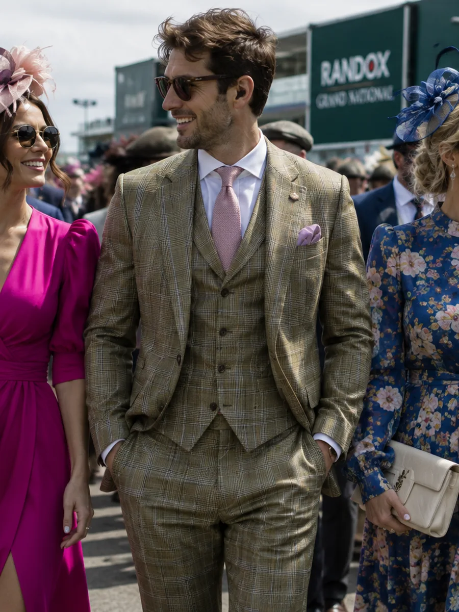 The Grand National race day suit by Noble Fox