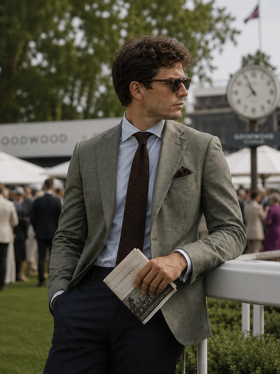 Goodwood & York race day suit by Noble Fox