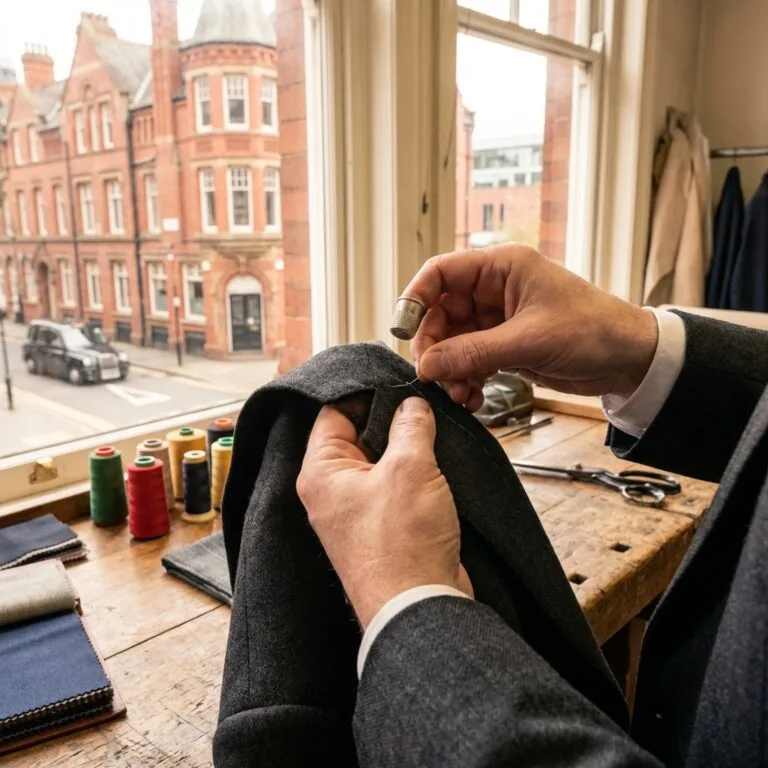 Bespoke suit craftsmanship Birmingham