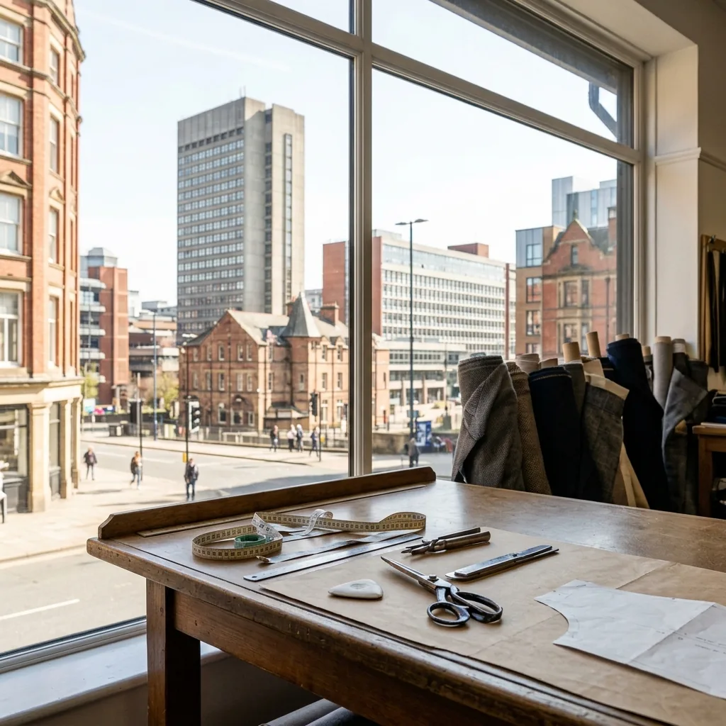Bespoke suit craftsmanship Sheffield