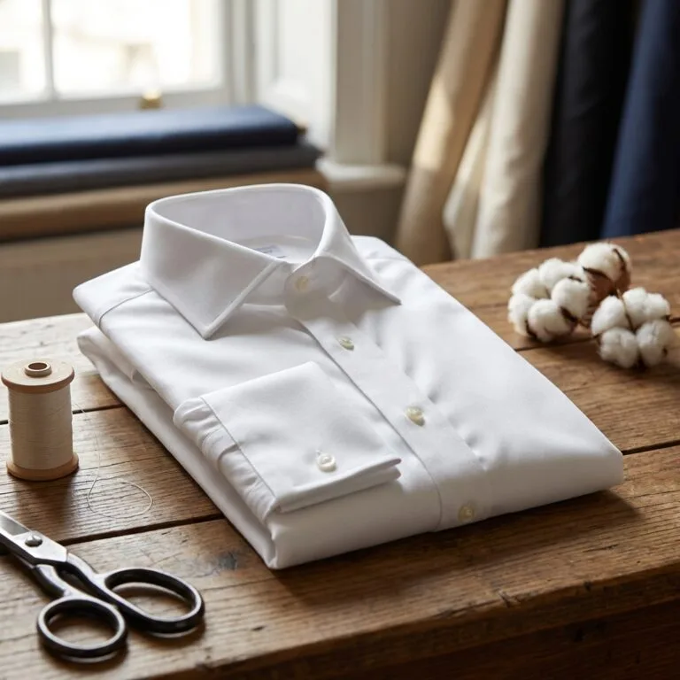 Bespoke tailored shirt