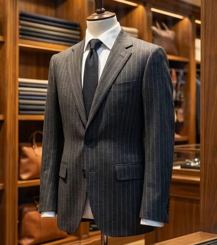 Two piece bespoke suit