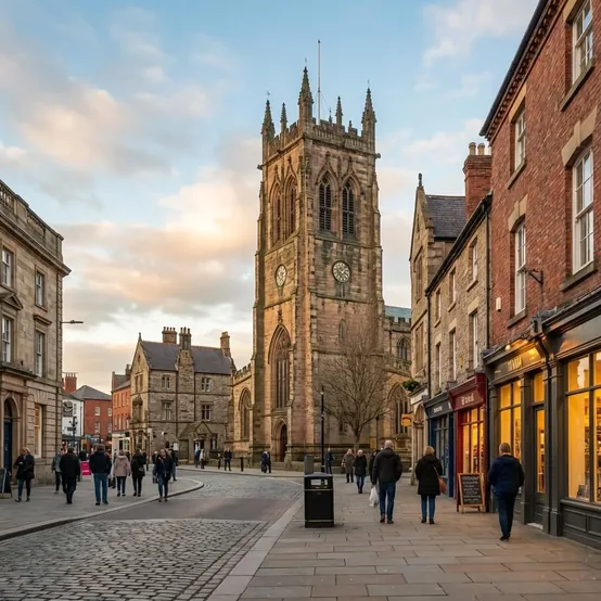 Wrexham skyline