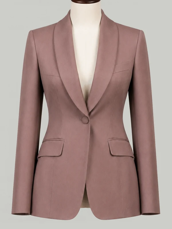 Rose Shawl Collar Jacket - bespoke women's tailoring by Noble Fox