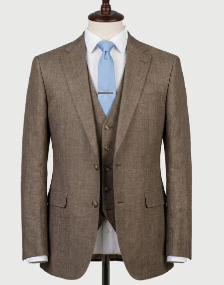 Brown Wedding Suit